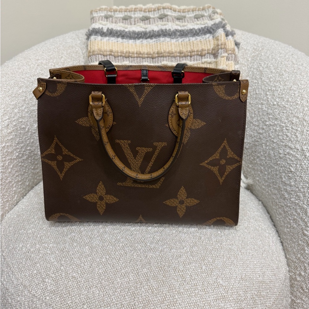 Louis Vuitton Dark Brown Monogram Tote